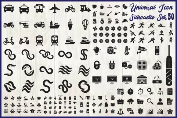 Universal Icon Silhouette Set Review for Embroidery Projects